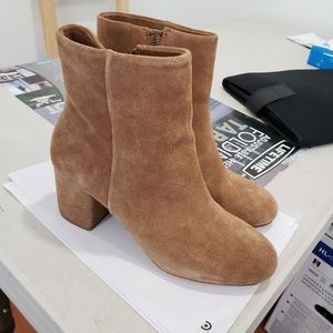 SPLENDID Light Oak Tan Suede Nixie Bootie Size 8